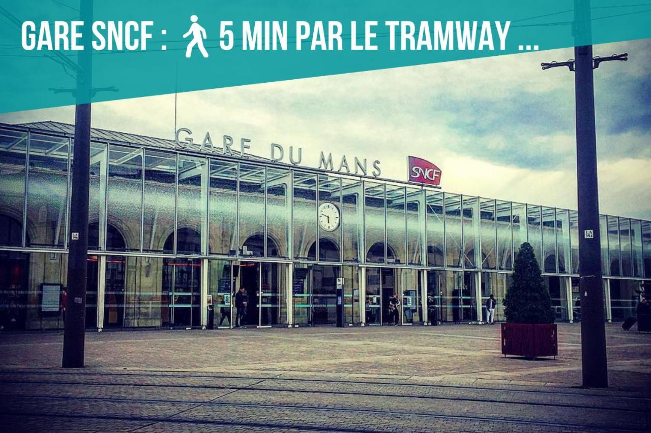 Tramway 8 Jaures Cosy Proche Gare Apartment Le Mans Exterior photo
